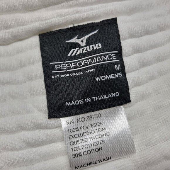 Mizuno Performance Softball Pants Womens Medium Quilted Padding Belt Loop White - Picture 3 of 15